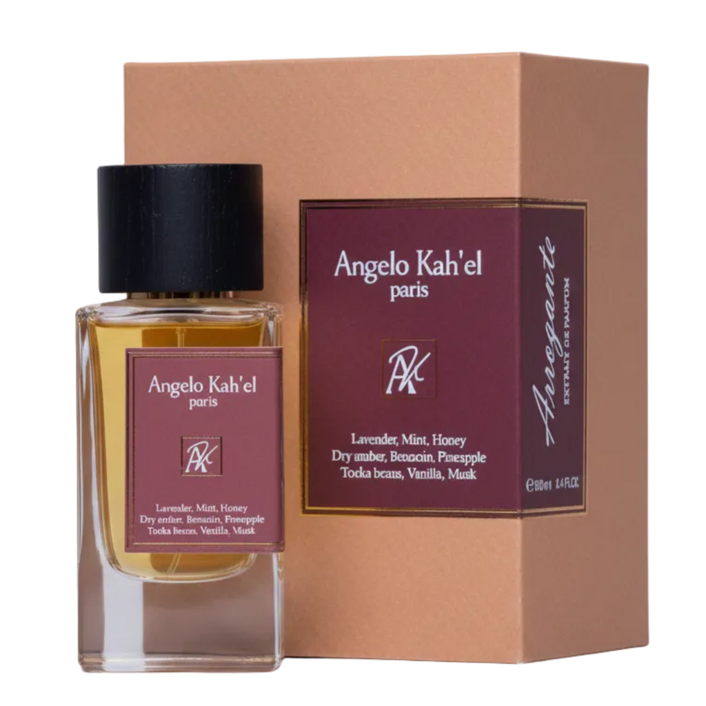 Arrogante Eau de Parfum bottle and packaging by Angelo Kah'el Paris