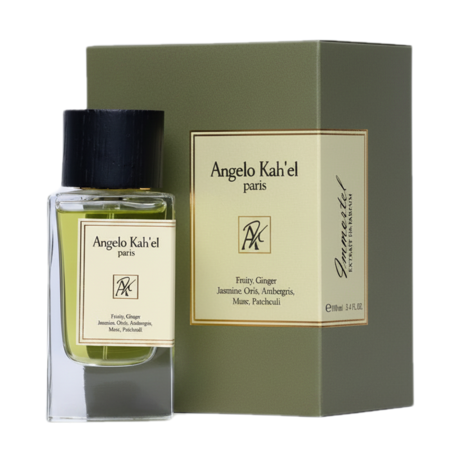 Immortel Eau de Parfum bottle and packaging by Angelo Kah'el Paris