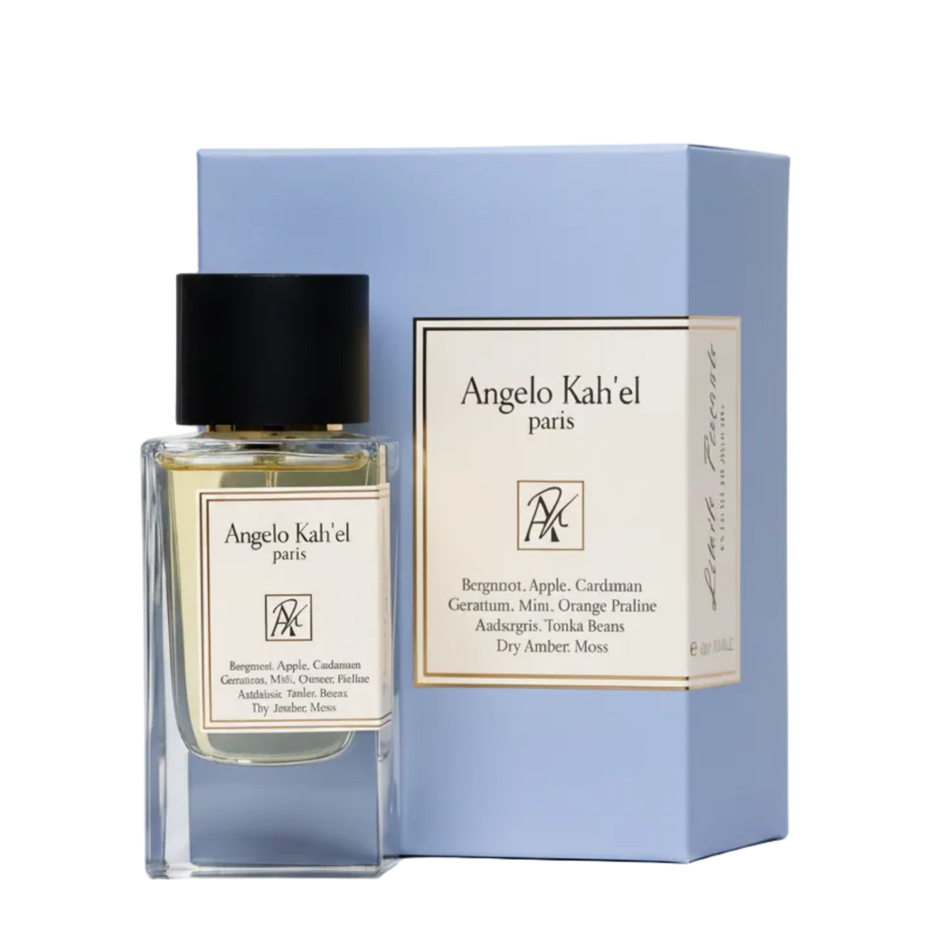 Letoile Percante Eau de Parfum bottle and packaging by Angelo Kah'el Paris